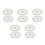 10Pcs Reusable Silver Plastic Rectangle Food Bowl Lids for Lunch Boxes 7
