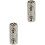 2Pcs Silver Audio Wire Extension Connector Kit for Car Stereo Systems 2