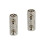2Pcs Silver Audio Wire Extension Connector Kit for Car Stereo Systems 3
