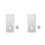 2Sets White Rv Water Inlet with Cap Durable ABS Material for Motorhome 2