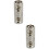 2Pcs Silver Audio Wire Extension Connector Kit for Car Stereo Systems 6