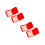 4Boîtes Rubans Adhésifs Double Face Transparente PVC Pour Usage Maison 2