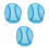 3Pièces Insert Casque Polyester Respirant Pour Accessoires Casque 5