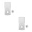 2Sets White Rv Water Inlet with Cap Durable ABS Material for Motorhome 6