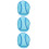 3Pièces Insert Casque Polyester Respirant Pour Accessoires Casque 6