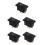 5Pcs Car Window Lift Switch Control Button Installation Black 5