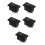 5Pcs Car Window Lift Switch Control Button Installation Black 7