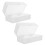 4Pcs Outdoor Waterproof Electrical Box White PP Power Strip Protector 10