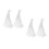 200Pcs White Mesh Produce Bags Reusable Kitchen Vegetable Nets 2
