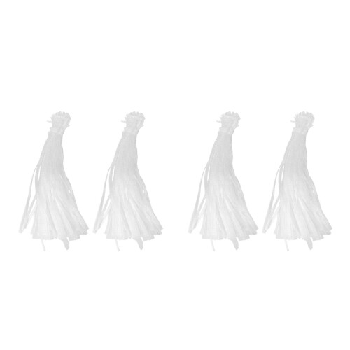 200Pcs White Mesh Produce Bags Reusable Kitchen Vegetable Nets 2