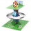 4Sets Multi-Layer Football Themed Cake Holder Cupcake Display Stand 8