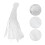 200Pcs White Mesh Produce Bags Reusable Kitchen Vegetable Nets 8