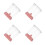 4Pcs Compact Vegetable Chopper Strawberry Pink Kitchen 4