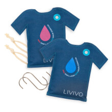 Hanging T-Shirt Wardrobe Dehumidifier Bag 2PK