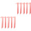 20Pcs Durable Red Plastic Windmill Making Rods for Garden Decoration 2