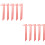 20Pcs Durable Red Plastic Windmill Making Rods for Garden Decoration 5