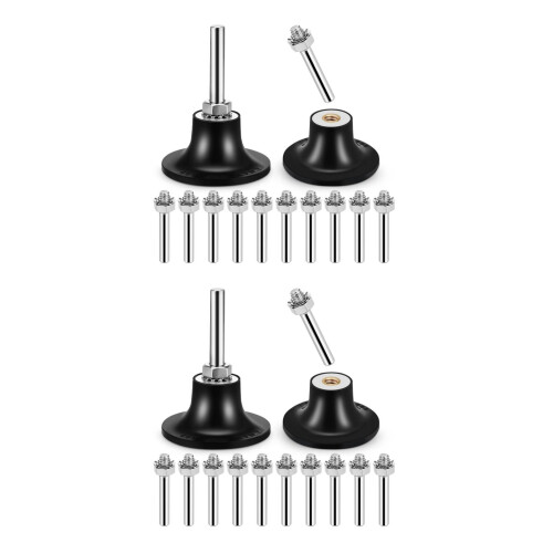 2Sets Durable Disc Pad Holder with Shank for Grinder Sanding Use 1