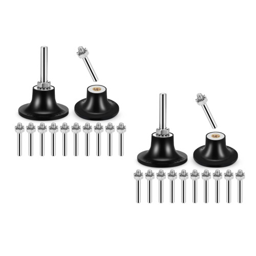 2Sets Durable Disc Pad Holder with Shank for Grinder Sanding Use 2