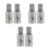 6Pcs Car Audio Input Reducer Amplifier Power Connector Durable Design 4