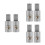 6Pcs Car Audio Input Reducer Amplifier Power Connector Durable Design 6