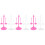 18Pcs Assorted Color Plastic Doll Stands Support Rack for Dolls 3