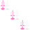 18Pcs Assorted Color Plastic Doll Stands Support Rack for Dolls 8