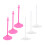 18Pcs Assorted Color Plastic Doll Stands Support Rack for Dolls 11