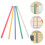 40Pcs Multicolor Plastic Binding Bars for Slides File Folder Papers 6