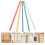 40Pcs Multicolor Plastic Binding Bars for Slides File Folder Papers 11