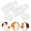 4Ensembles Couvercles Séparables Pet Transparent Pour Pots Confiture 8