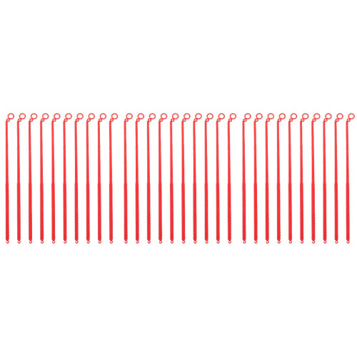 30Pcs Red Plastic Lantern Poles Sturdy Handles for DIY Lantern Making 2