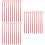 30Pcs Red Plastic Lantern Poles Sturdy Handles for DIY Lantern Making 6
