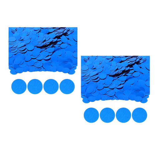 2Pcs Blue Sparkling Confetti for Home Party and Wedding Table Decor 1
