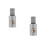 2Pcs High Performance Car Audio Amp Input Reducers with Nickel Plating 4