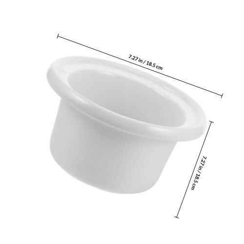 1Slow Cooker Ceramic Inner Pot White Safe Reliable Slow Cooking Liner 1
