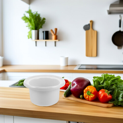 1Slow Cooker Ceramic Inner Pot White Safe Reliable Slow Cooking Liner 2