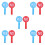 10Pcs Student Response Paddles Foam Board Yes No Game Classroom Supply 2