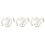 30Pcs Silver Copper Cable Pin Connector Kit for Car Audio Wiring 3