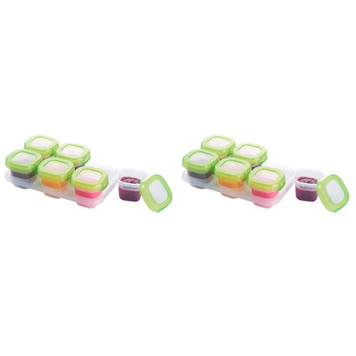 12Pcs Light -Keeping Food Box Durable Baby Food Container 1