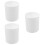 3Pcs White Portable Chemistry Mug Beaker Plastic Lab Cups 6