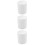 3Pcs White Portable Chemistry Mug Beaker Plastic Lab Cups 7