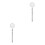 2Pcs Durable Silver Handheld Telescoping Mirrors for Automotive Repair 5