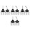 4Sets Versatile Sanding Disc Pad Adapter with Shank for Grinder Black 2