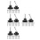 4Sets Versatile Sanding Disc Pad Adapter with Shank for Grinder Black 3