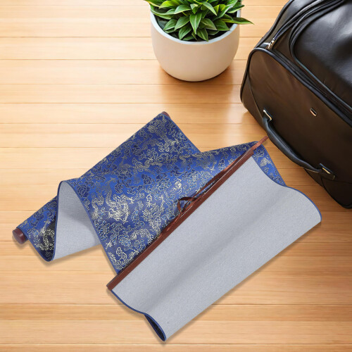 Blue Calligraphy Practice Mat Water Canvas Reusable for Students 2