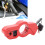 Red Lock for Motorcycle Handlebars, Alloy 21