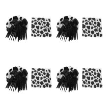 4Sets Cow Themed Paper Set for Kids Birthday Party