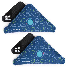 Reusable Triangle Car Dehumidifier Bags x2 Blue