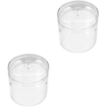 2Pcs Transparent Glass Plant Terrarium for Home Decor Succulent Holder