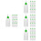 48Pcs Small Bottles Pe Material with Accurate Tip 5